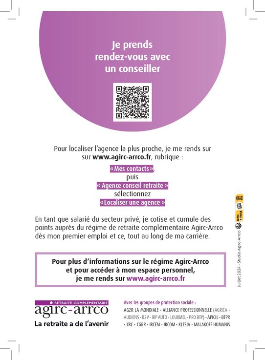 Conseil retraite Agirc-Arrco